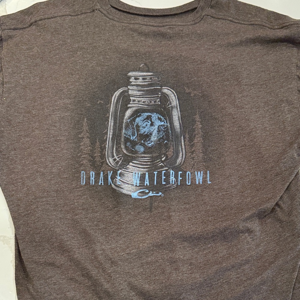 Drake Waterfowl Brown Short Sleeve Tee